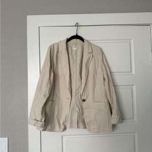 J Crew Linen Blazer